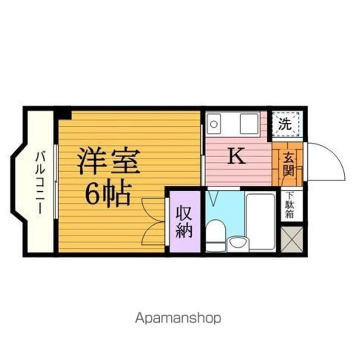 モンシャトー松戸Ⅱの間取り