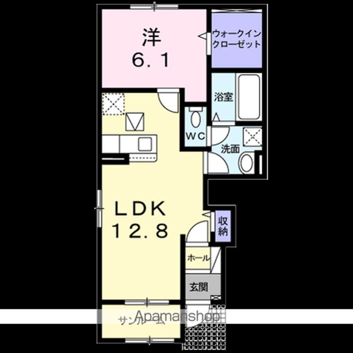 シエリア Ⅱの間取り