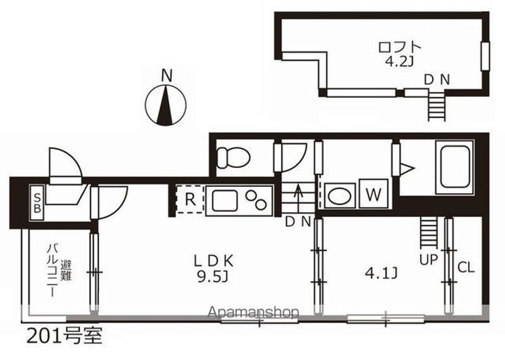 ハーモニー高畑ザレジデンスの間取り