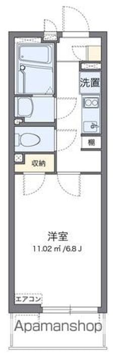 クレイノ柏桜館Ⅱの間取り