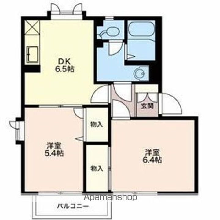 ディアスヤマーニBの間取り