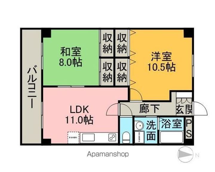 プレジデント高柳の間取り