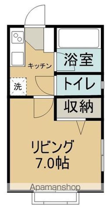 シティハイツ川沼203の間取り