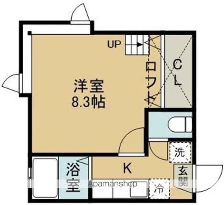 コーポ紙ふうせんの間取り