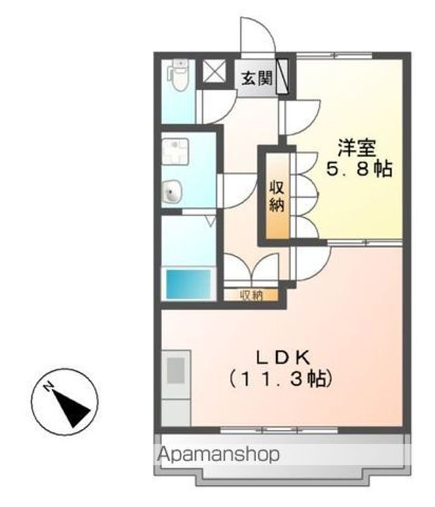 グランクールの間取り