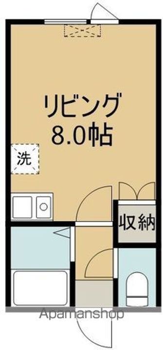 リージョンハイツBの間取り