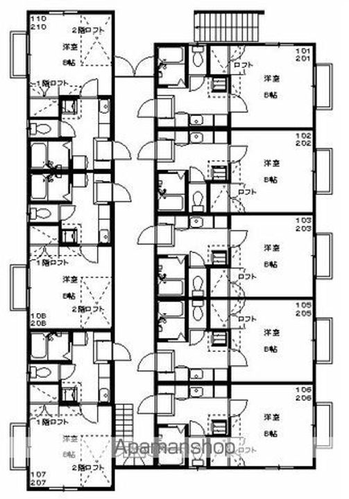 シーサイドⅡの間取り