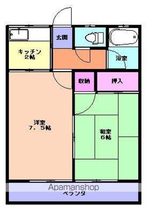 大手ハイツ101の間取り