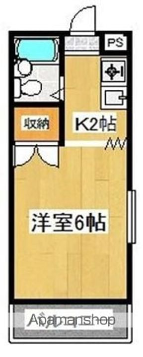 東京都青梅市新町3丁目の賃貸マンションの間取り