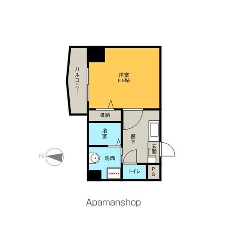 愛知県名古屋市東区東桜2丁目の賃貸マンションの間取り