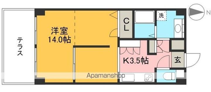 EXT B棟の間取り