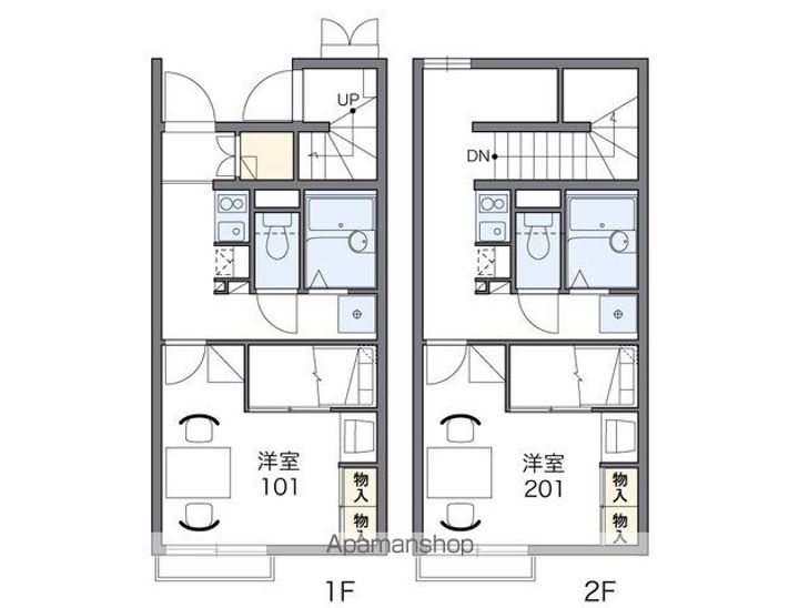 レオパレスROSE INNの間取り