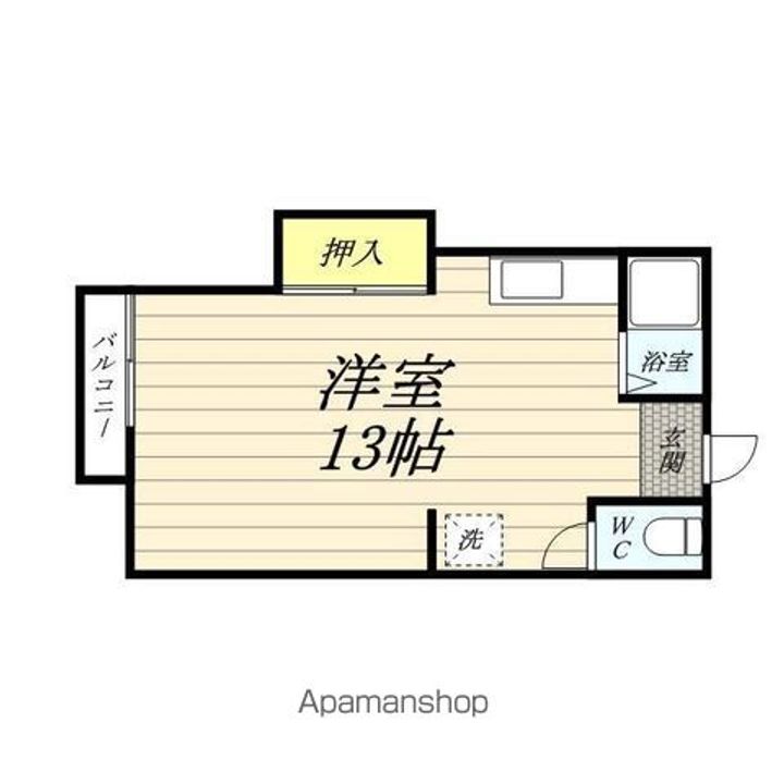 神奈川県鎌倉市大船2丁目の賃貸アパートの間取り