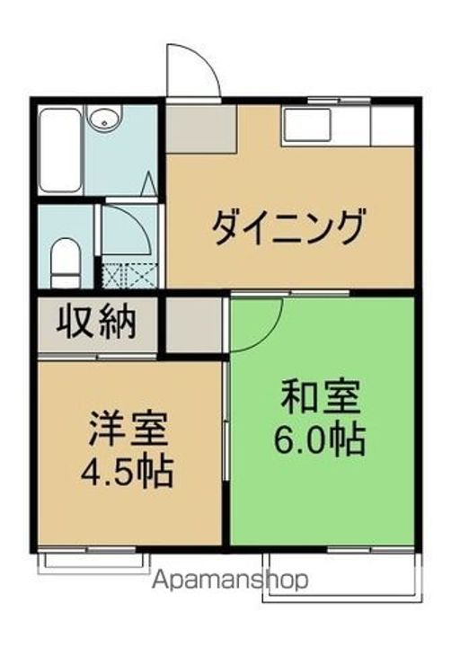 メープルコート102の間取り