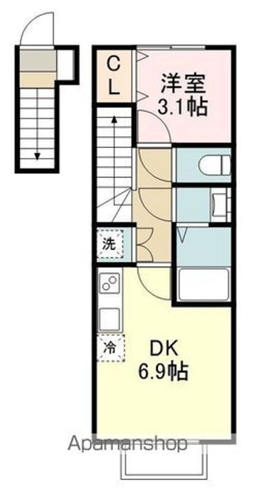 FORIA旭ヶ丘フィオーレの間取り