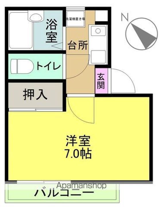 アーバンヒルズマンション2-Dの間取り