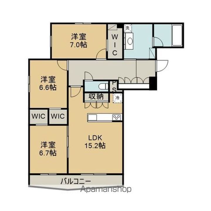 ピオネロ恵庭Ⅱの間取り