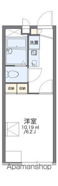 レオパレスプリムラ202の間取り