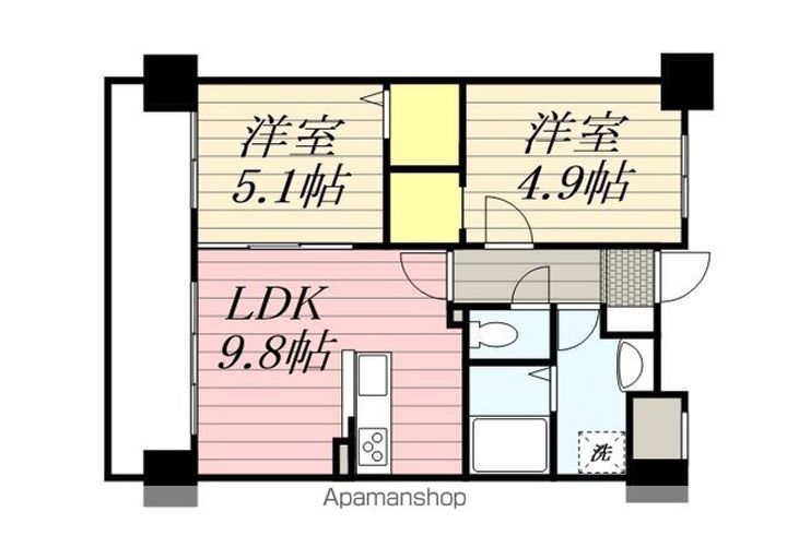 ショウジュン原田の間取り
