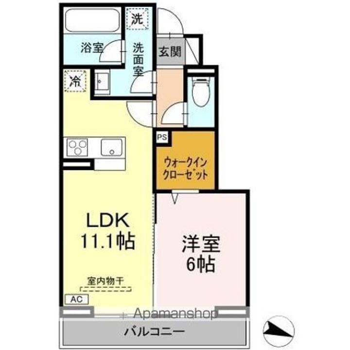ヴェルコートⅡの間取り