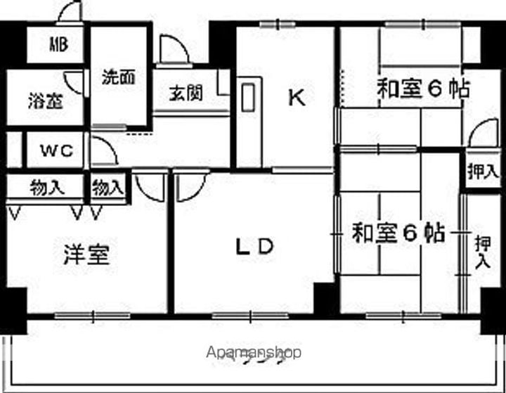 ベリオ高石601の間取り