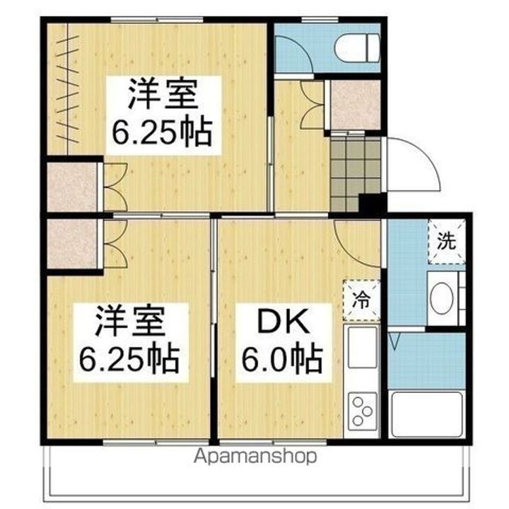 アルト堀江 1号棟の間取り