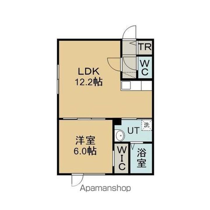ロイヤルハイム北光B201の間取り
