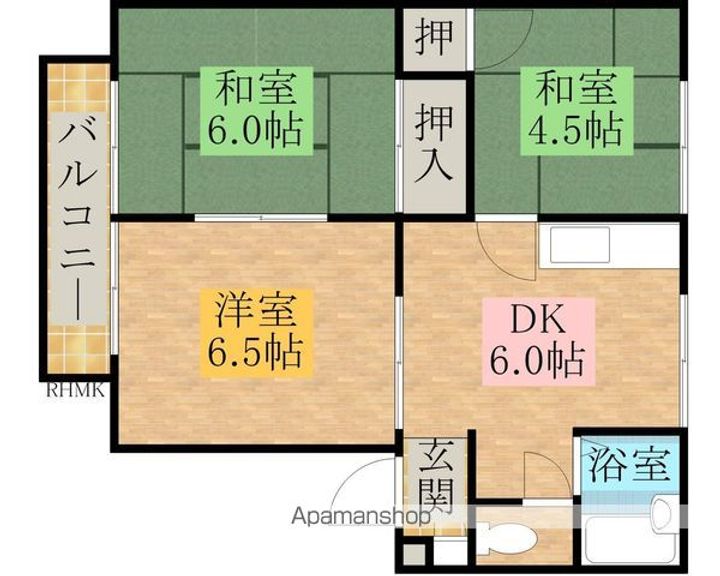 ベルネージュアサヒの間取り