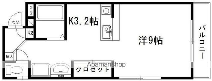 サンライフ鴨江の間取り