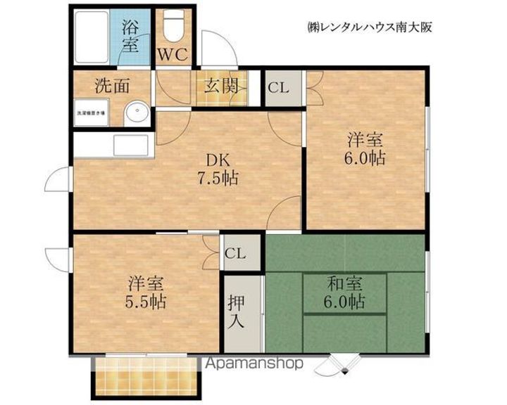 三井エクセルガーデン201の間取り