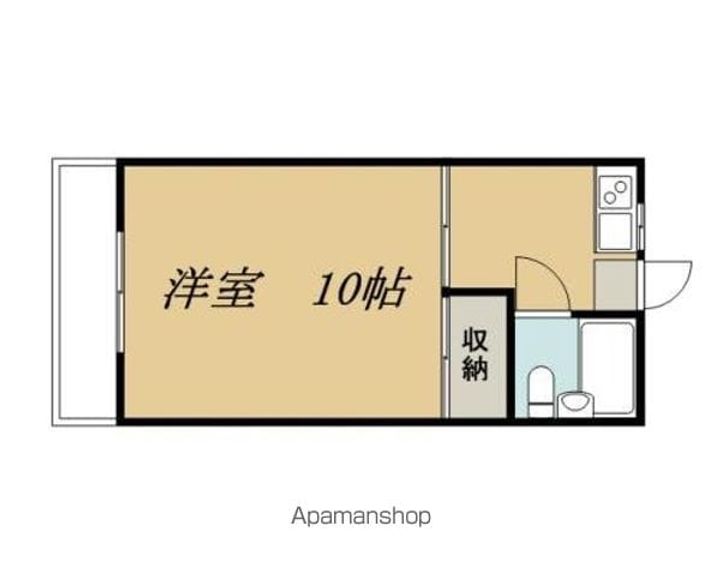 クリスタルマンション607の間取り