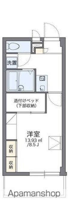 レオパレスナラヤの間取り