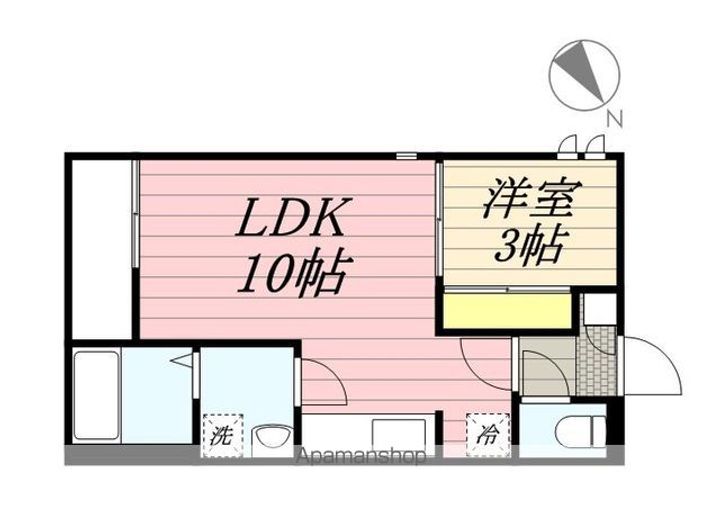 GRANDTICサンジュリアン愛宕の間取り
