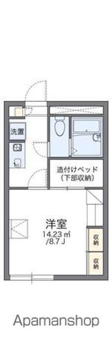 レオパレス6丁目ホープ Ⅱ210の間取り