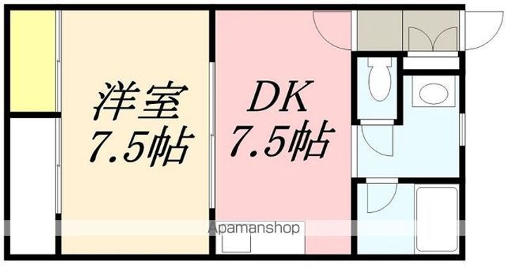 メゾン白楊館105の間取り