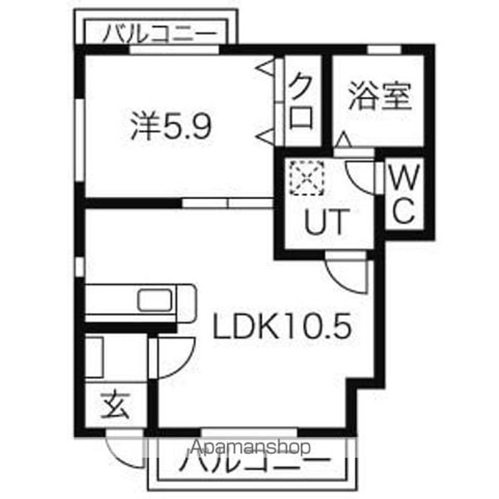 LE COEUR(ルクール)矢巾101の間取り
