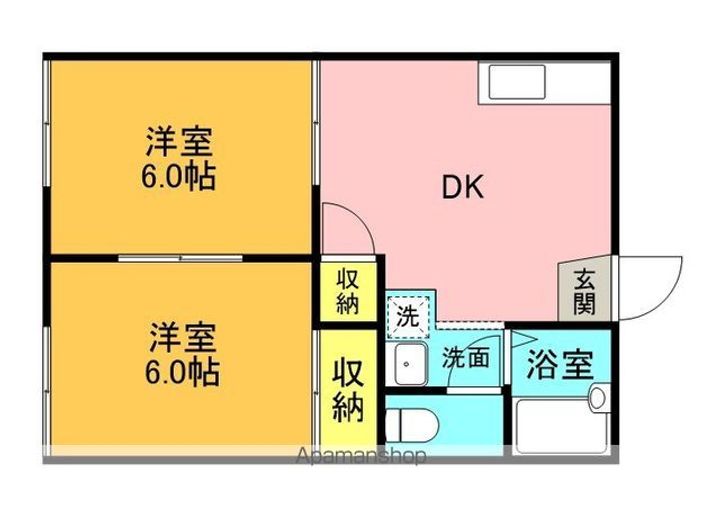 コーポ山田 A102の間取り
