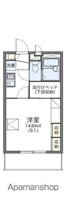 レオパレスヤマハの間取り