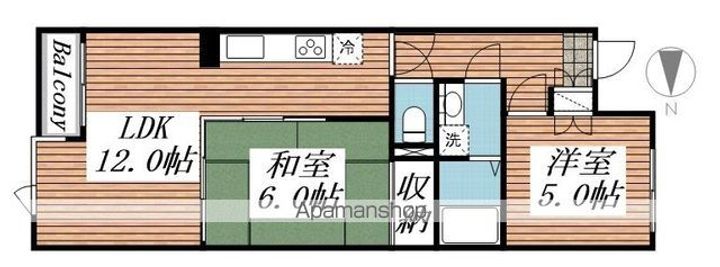 プレセランス・郡山110の間取り