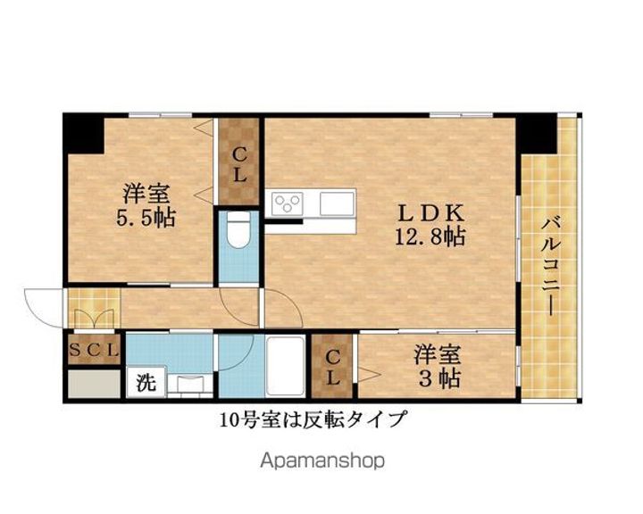 スプランディッドライズ新大阪ノースの間取り