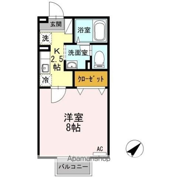 ティラージュY.K105の間取り