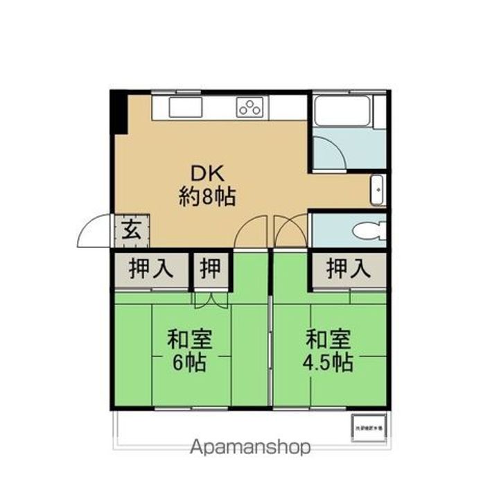 グリーンハウスの間取り