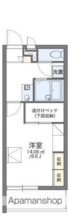 レオパレスティエラⅠの間取り