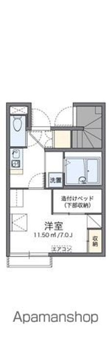 レオパレスCOZY COURTの間取り