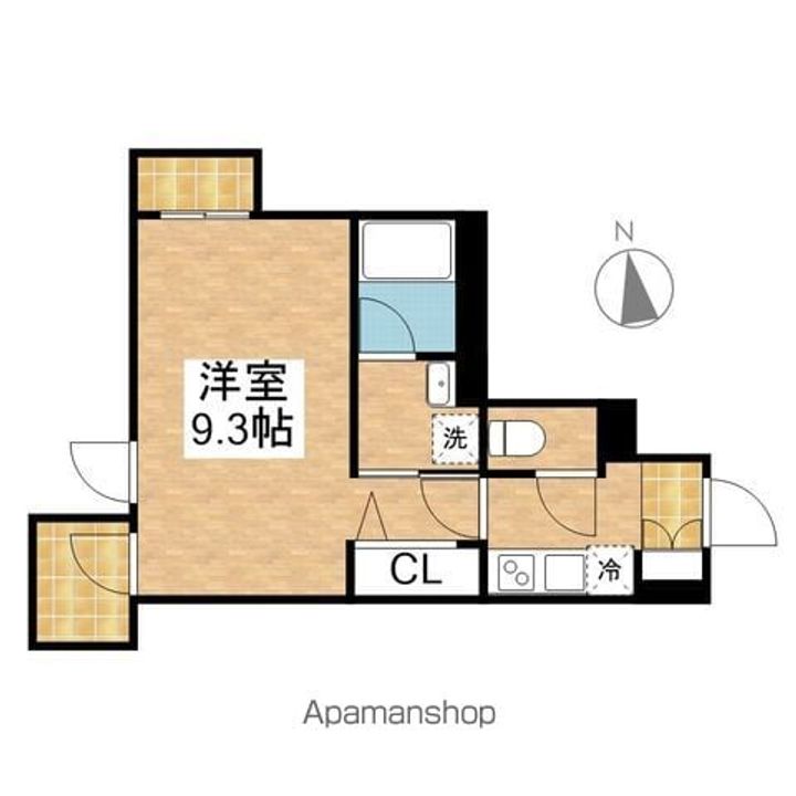 E−CITY大須の間取り
