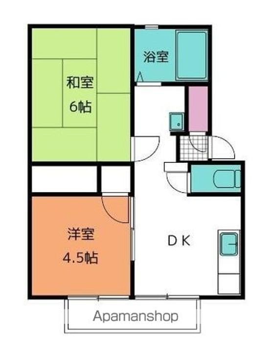 コーポラスさとう C203号室の間取り