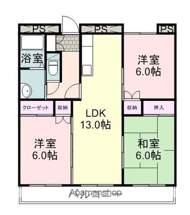 ハイム瑞光202の間取り