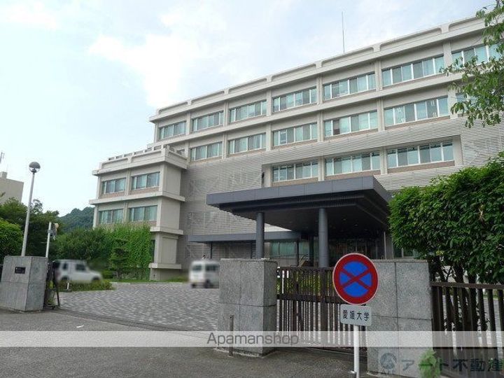 愛媛県松山市正円寺3丁目の賃貸アパートの周辺