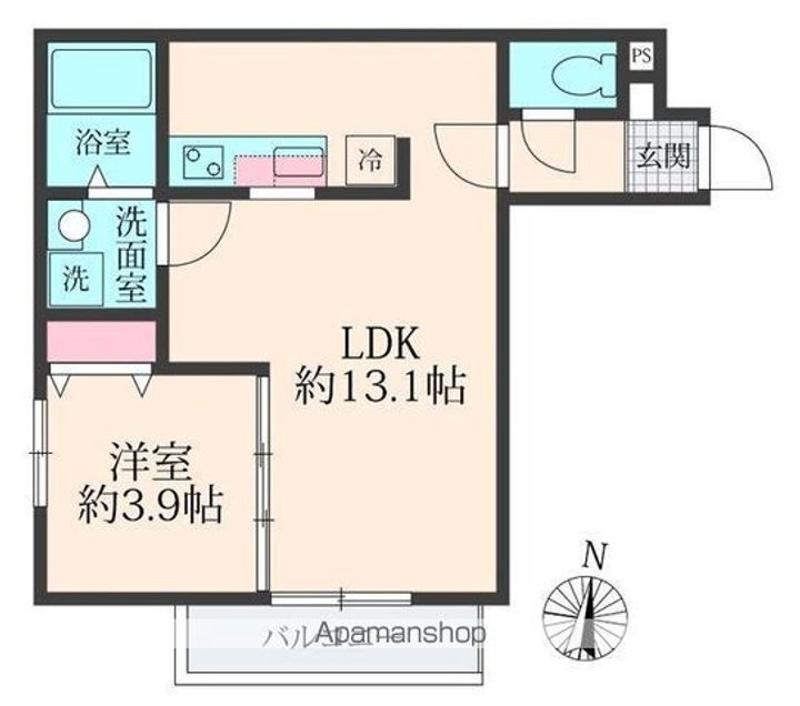 ミリアビタ前原の間取り