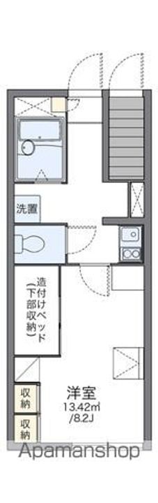 レオパレス飯野坂 Y K104の間取り